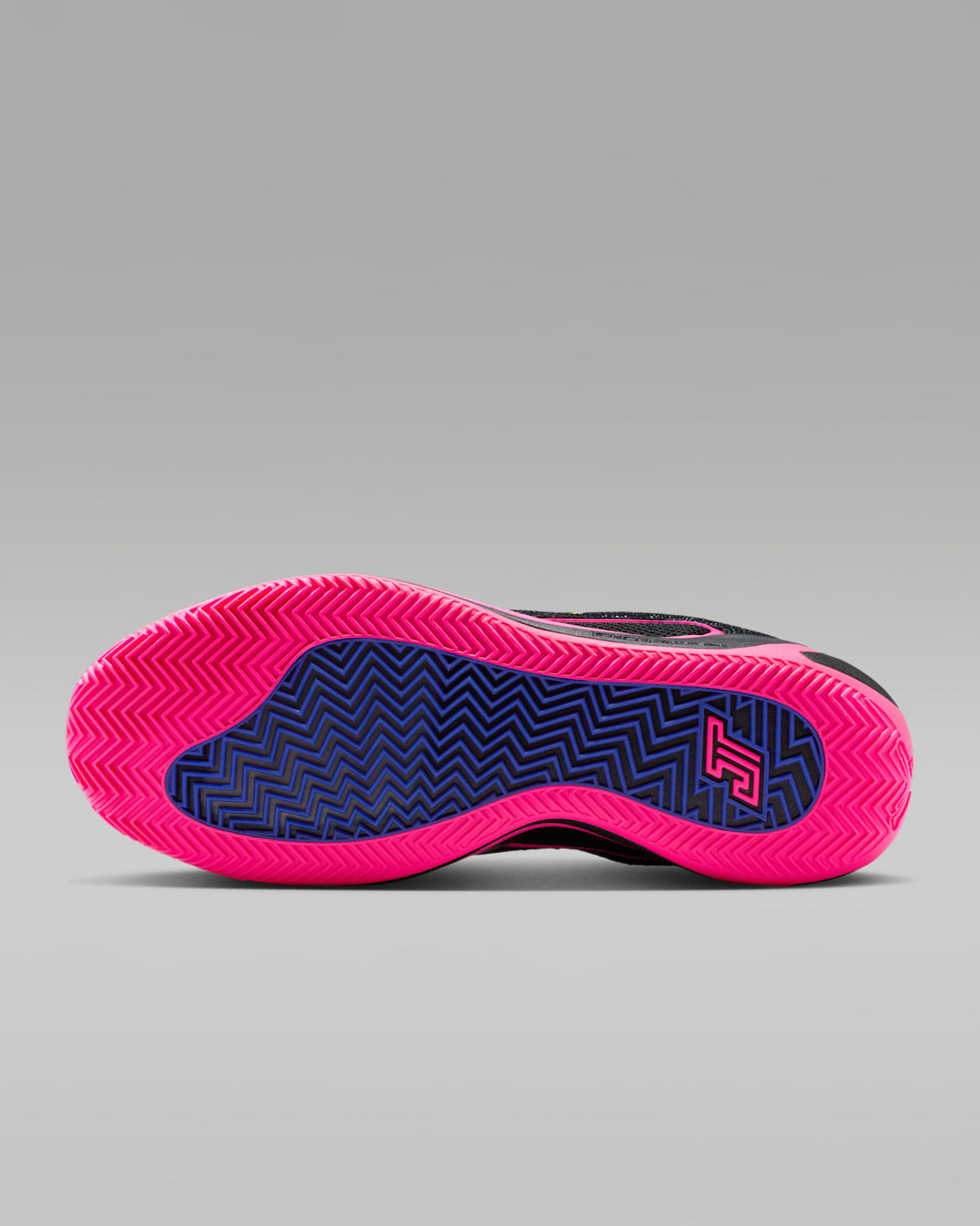 Men's Stylish Pink Gradient Vibrant Hoops Sneakers