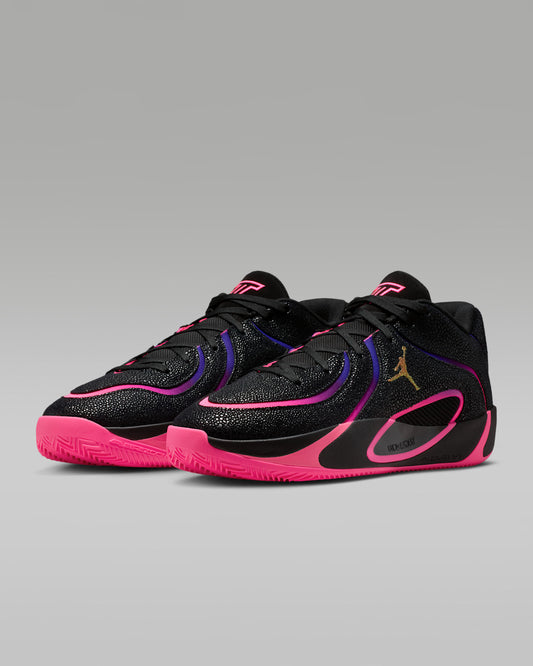 Men's Stylish Pink Gradient Vibrant Hoops Sneakers
