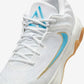 Shoemalls™ Azure Flow: "Icy Clean" Low-Top Basketball Sneakers
