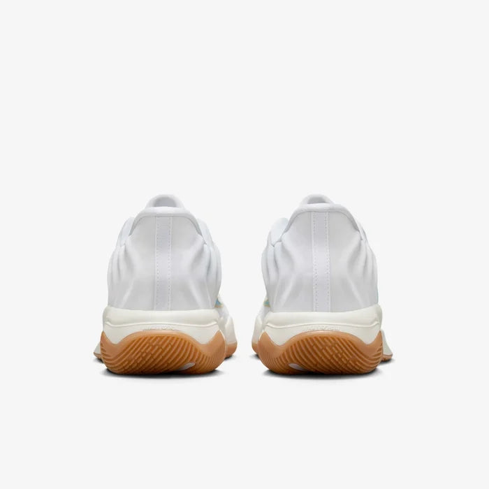 Shoemalls™ Azure Flow: "Icy Clean" Low-Top Basketball Sneakers