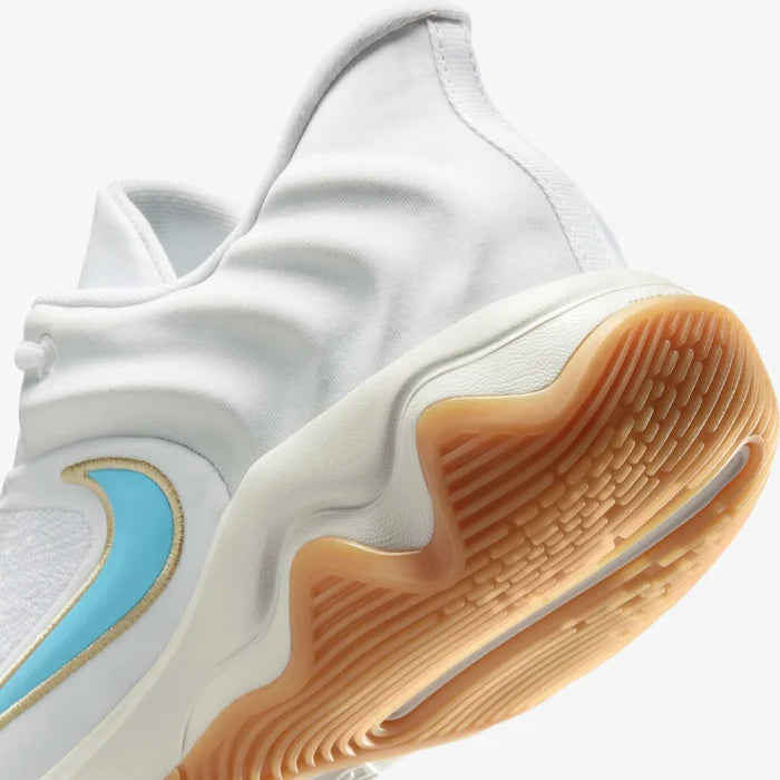 Shoemalls™ Azure Flow: "Icy Clean" Low-Top Basketball Sneakers
