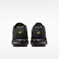 Men's Performance Athletic Sneakers - Black & Gold Honeycomb Mesh Shoes with Lightweight Responsive Sole
