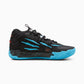 Men's Black & Electric Blue Claw Pattern Shoes