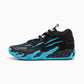 Men's Black & Electric Blue Claw Pattern Shoes