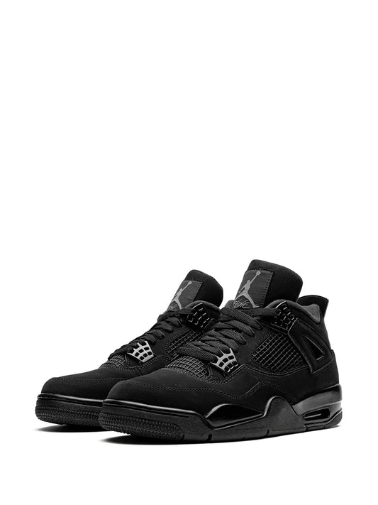 Men's Premium All-Black Suede Basketball Shoes