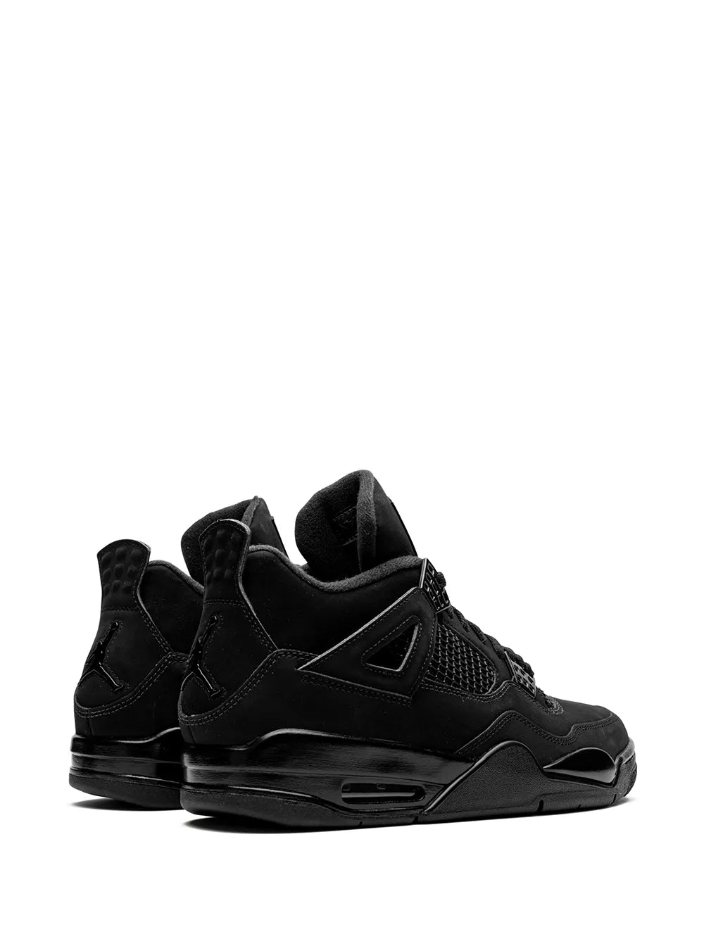 Men's Premium All-Black Suede Basketball Shoes
