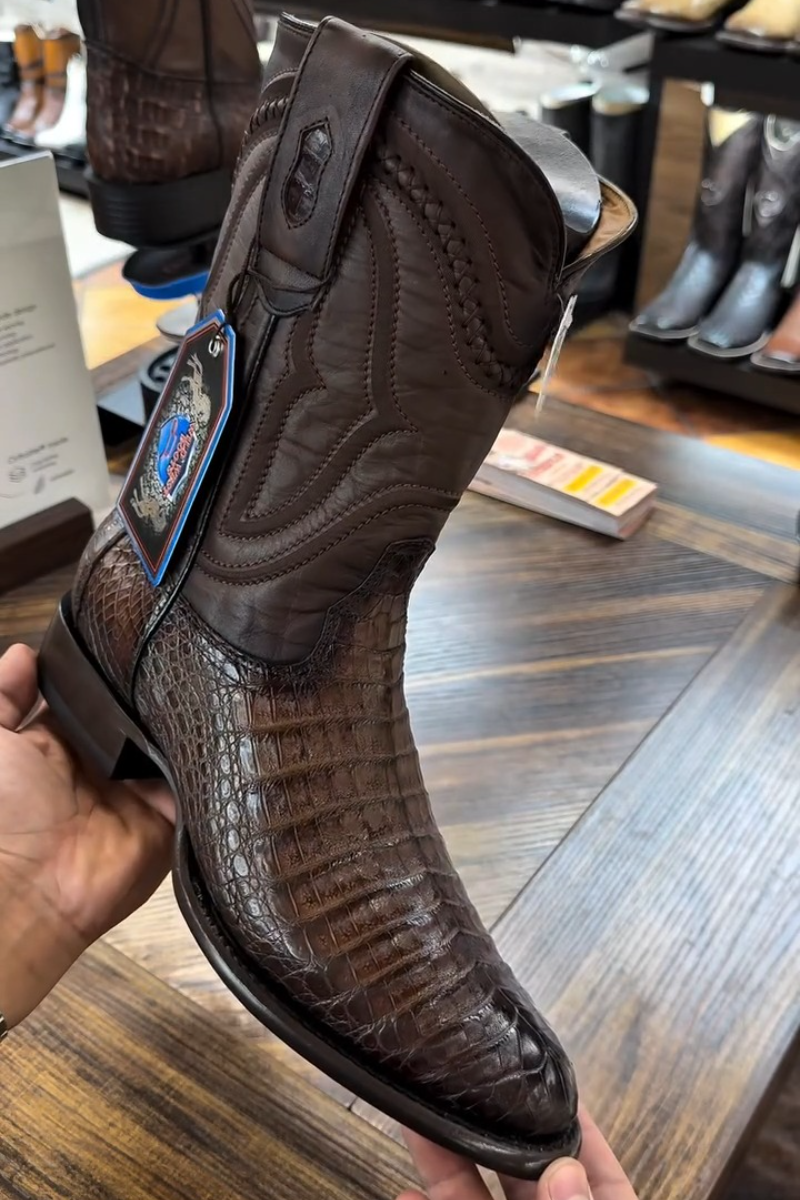 Men's Crocodile Leather Western Boots.