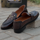 Handmade Brown Leather Loafers