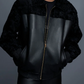Men's Faux Fur Leather Jacket