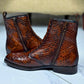 Python Chelsea Boots