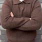 Men's V-neck Knitted Polo Pullover Sweater