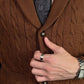 Men's Knitted Casual Thick Sweater Cardigan