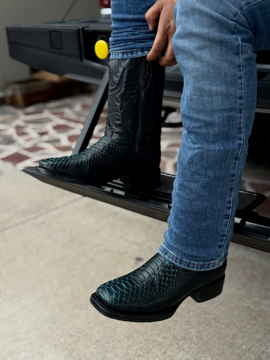 Men's Crocodile Western Cowboy Boots