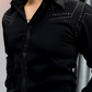 Men's Luxury Satin Rhinestone Western Shirt