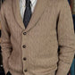 Men's Knitted Casual Thick Sweater Cardigan