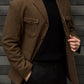 Men's Pockets Tweed Blazer