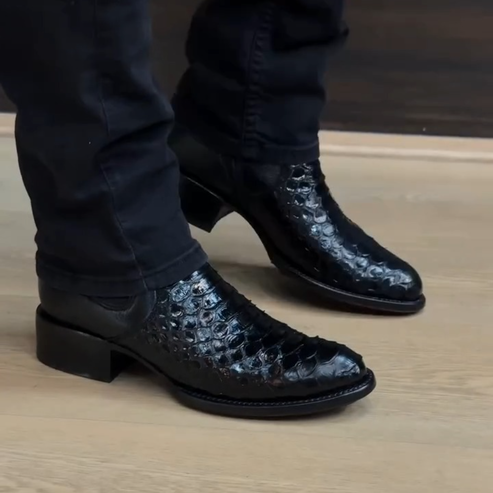 Men's Python Ankle Boots