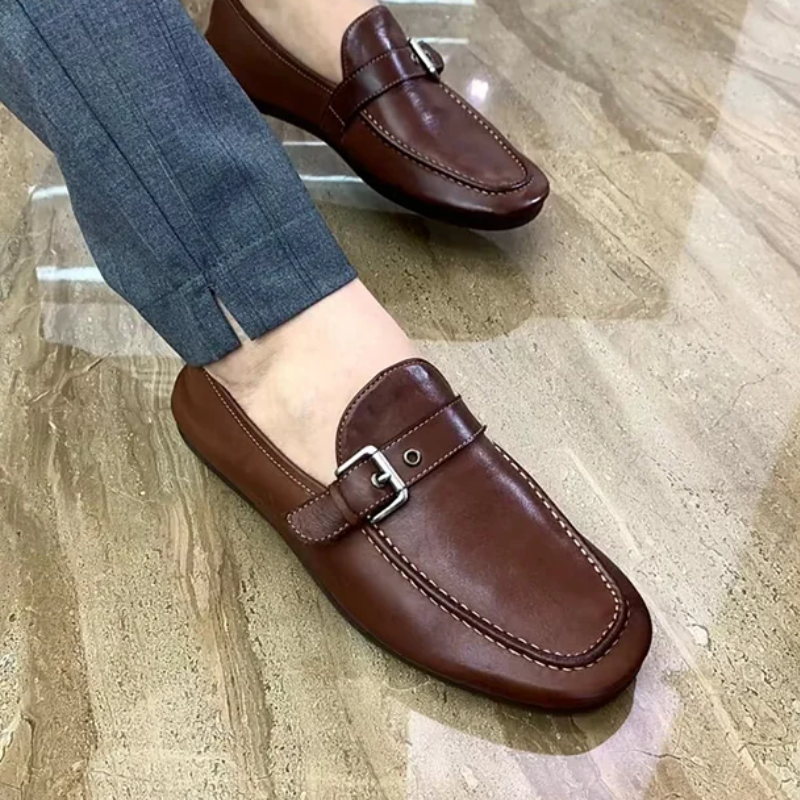 Vintage Casual Leather Loafers