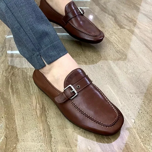 Vintage Casual Leather Loafers