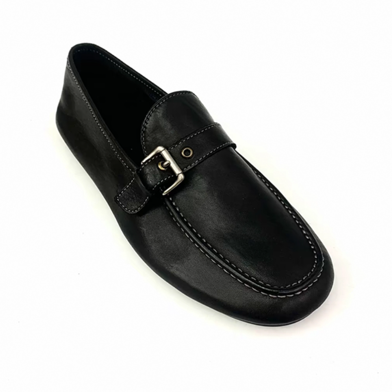 Vintage Casual Leather Loafers