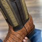Men's Oval Crocodile Tail Cowboy Boots