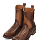 Men's Soft Leather Mid-Calf Exotic Boots