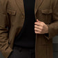 Men's Pockets Tweed Blazer
