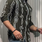 Men's Vintage Embroidered Button-Down Shirt