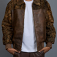 Men's Faux Fur Leather Jacket