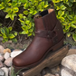 Men's Brown Leather Anti-Scratch Ankle Boots