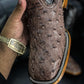 Men's Leather Square Toe Boots
