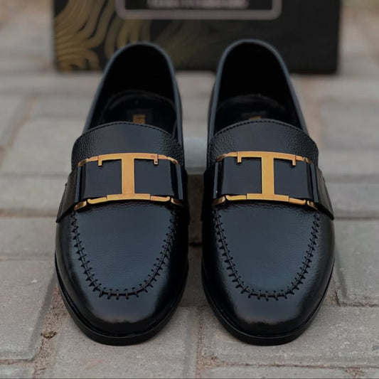 Men's Black Leather Loafers(Buy 2 Free Shipping✔️)