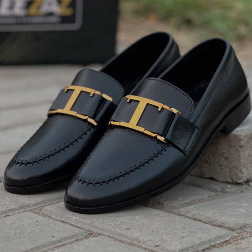 Men's Black Leather Loafers(Buy 2 Free Shipping✔️)