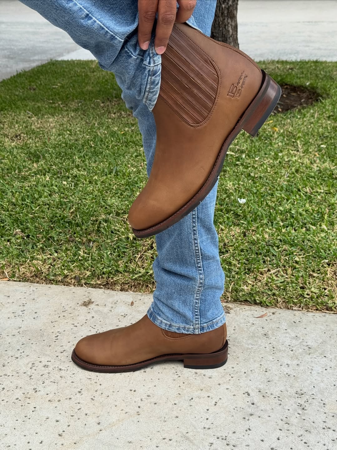 Classic Brown Leather Ankle Boots