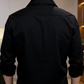 Men's Black Satin Rhinestone Eagle Embellished Button Down Shirt
