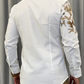 Men's Luxury Gold Butterfly Embroidered Shirt