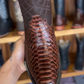 Men's Python Leather Western Cowboy Boots