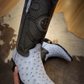 Men's Ostrich J Toe Cowboy Boots