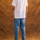 Men's Mountain Bird Print Linen Aloha Shirt
