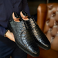 Handcrafted Crocodile Leather Men's Dress Shoes