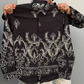 Men's Satin Intricate Embroidered Western Button Down Shirt