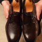 Men's Classic Brown Leather Single Monk Strap Shoes