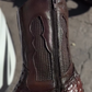 Men's Brown Caiman Alligator Leather Western Boots