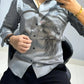 Men's Printed Hot Drilling Casual Shirt