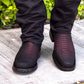 Men's Leather Patchwork Cowboy Boots