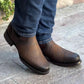 New Men's Leather Stretch Western Boots