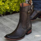 Men's Coffee Narrow Square Toe Cowboy Boots