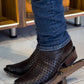 Men's Braided Western Cowboy Boots