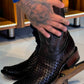 Men's Braided Western Cowboy Boots